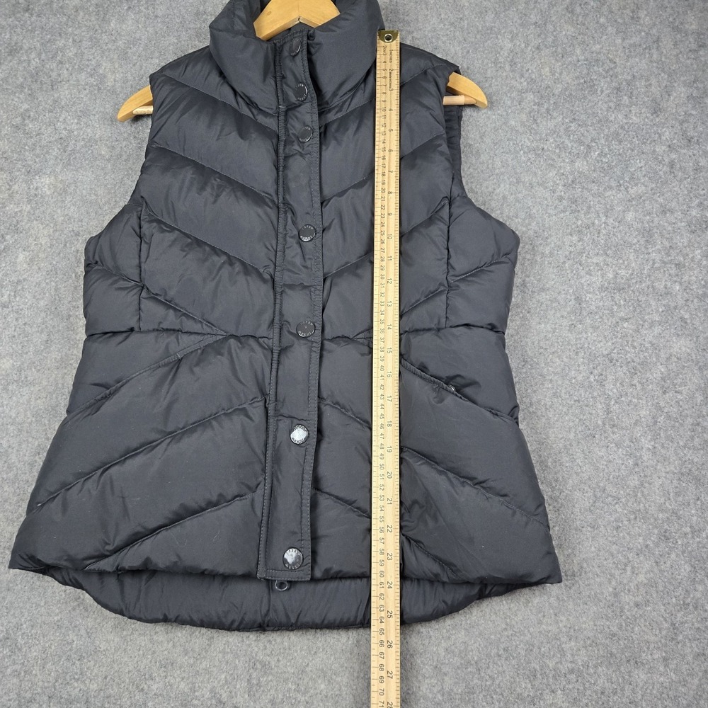 J Crew Vest Womens Medium Gray Sherpa Lined Down Filled Puffer Sleeveless Jacket - Picture 12 of 13